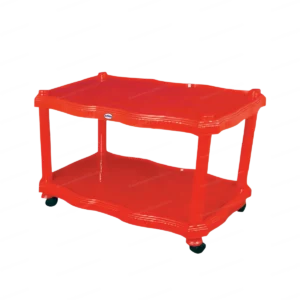 20069 1 kingdom plastics mobility teapoy two tier wheels ornate edges