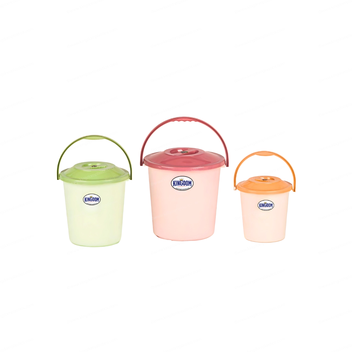 50011 2 floral bucket pastel colors decorative multi capacity household