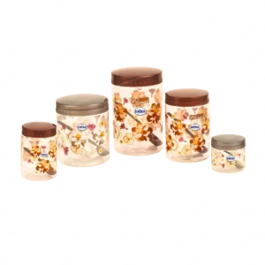 50061 1 spectrum pet jar color caps dry storage pantry organization