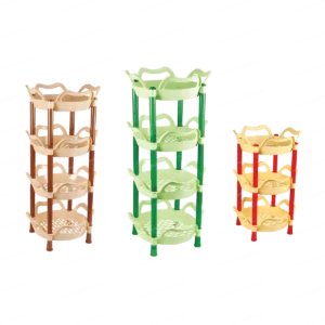 50065 tiered lotus container space saving organized storage solution