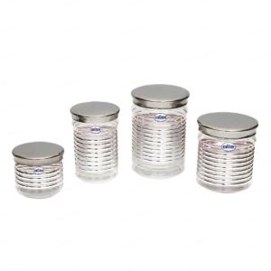 50082 crystal clear jar transparent visibility content display