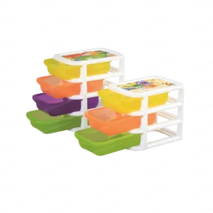 50112 captain tiered stand multi level organized storage solution